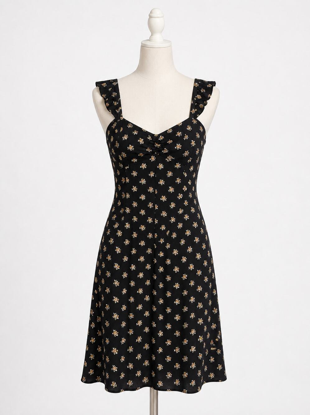 Flynn Skye | Carla Mini Shirt Dress Floral Black Small